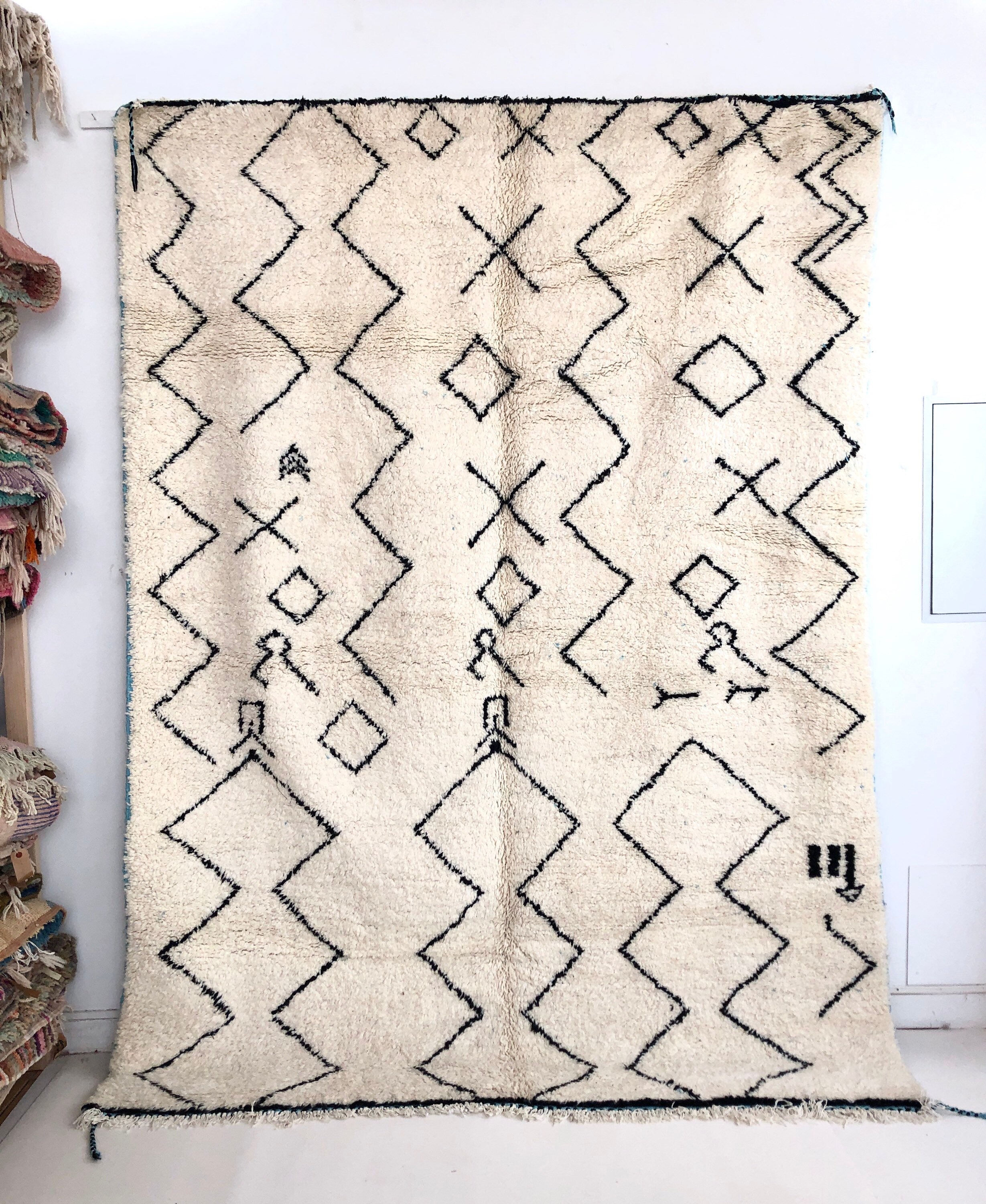 Tapis Berbère Marocain Beni Ouarain Neuf 2, 85x2, 09M