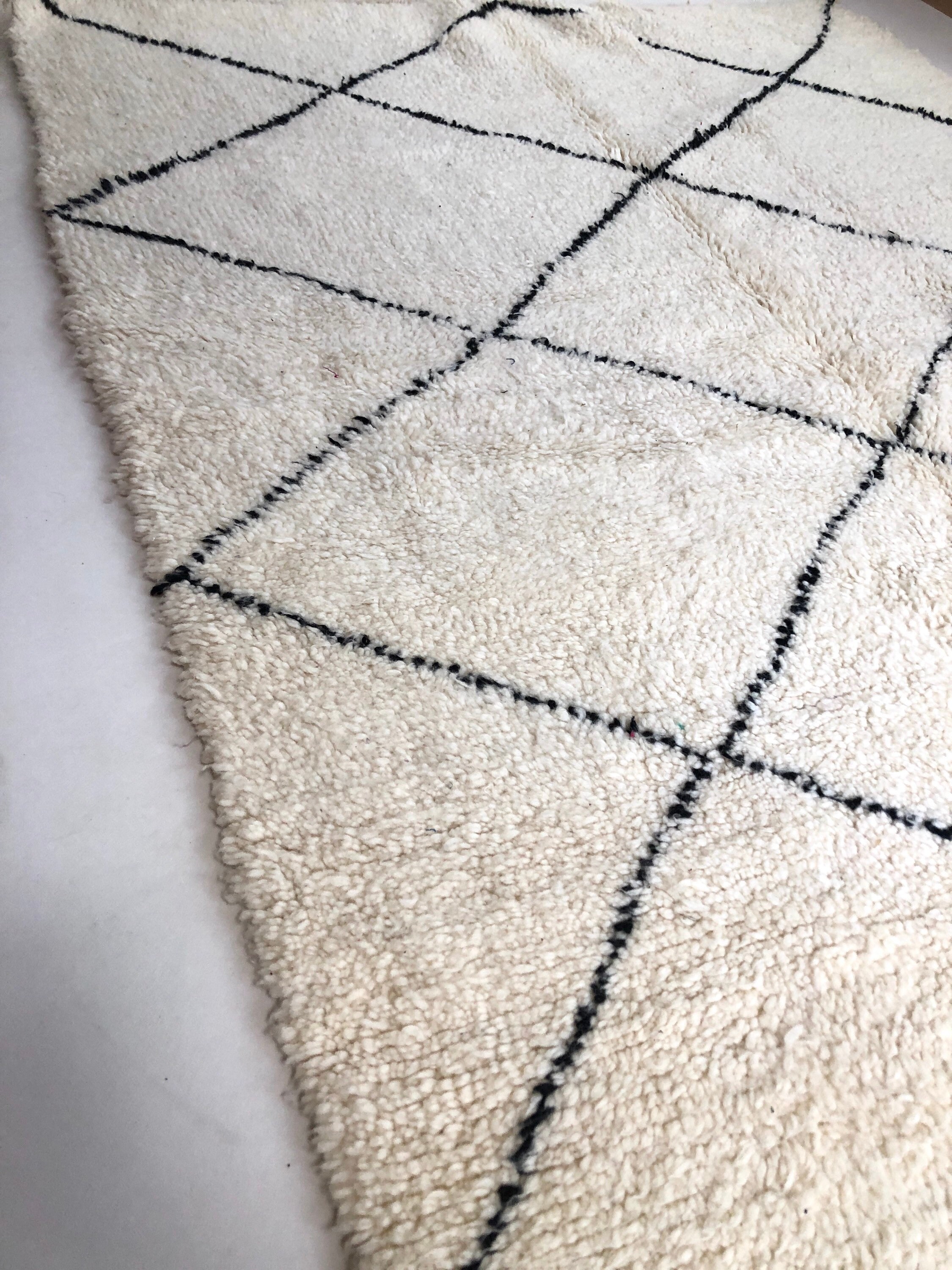 Moroccan Berber Carpet Beni Ouarain New 2.26x1.61m Etsy