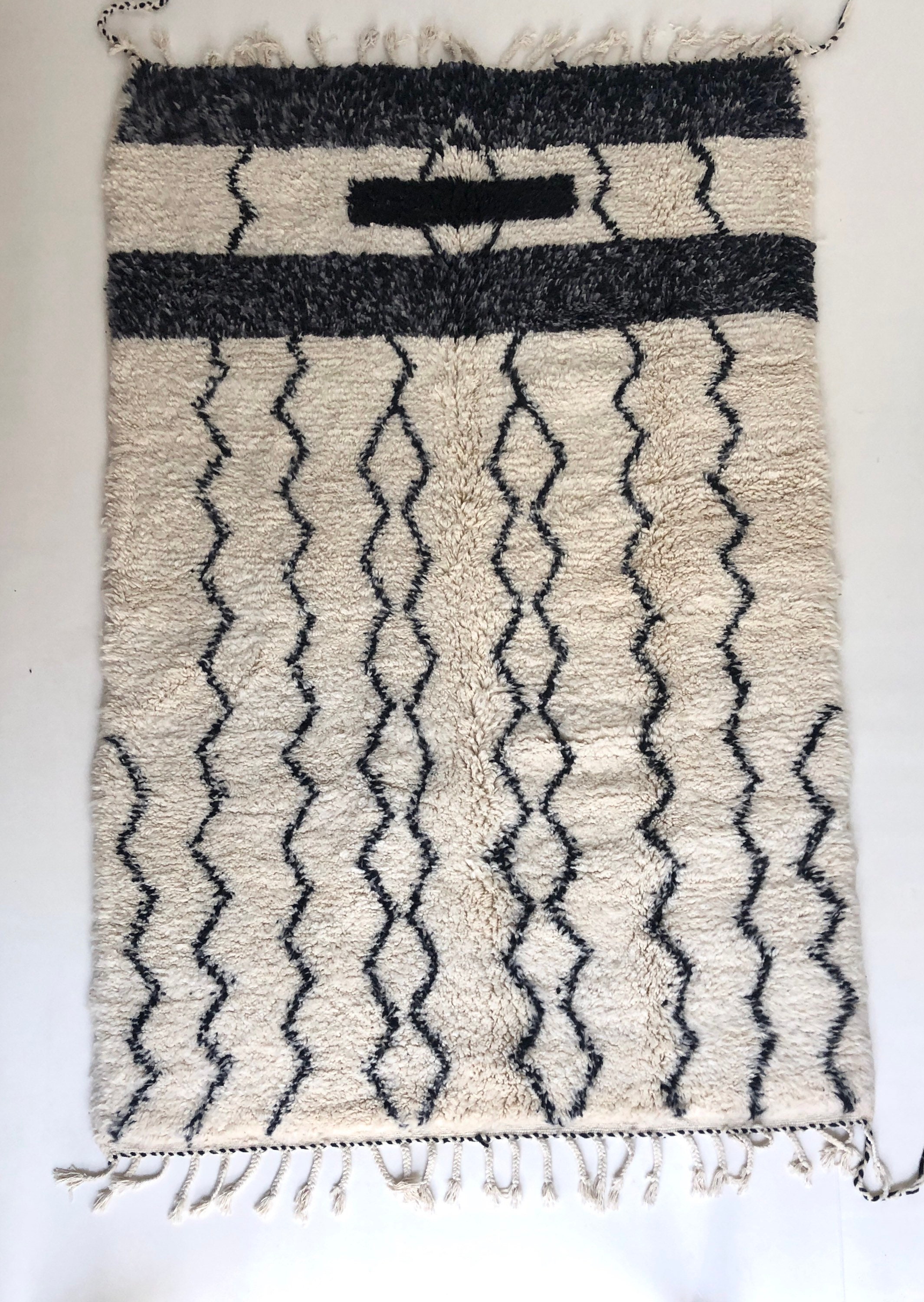 Tapis Berbère Marocain Beni Ouarain Neuf 2, 51x1, 63M