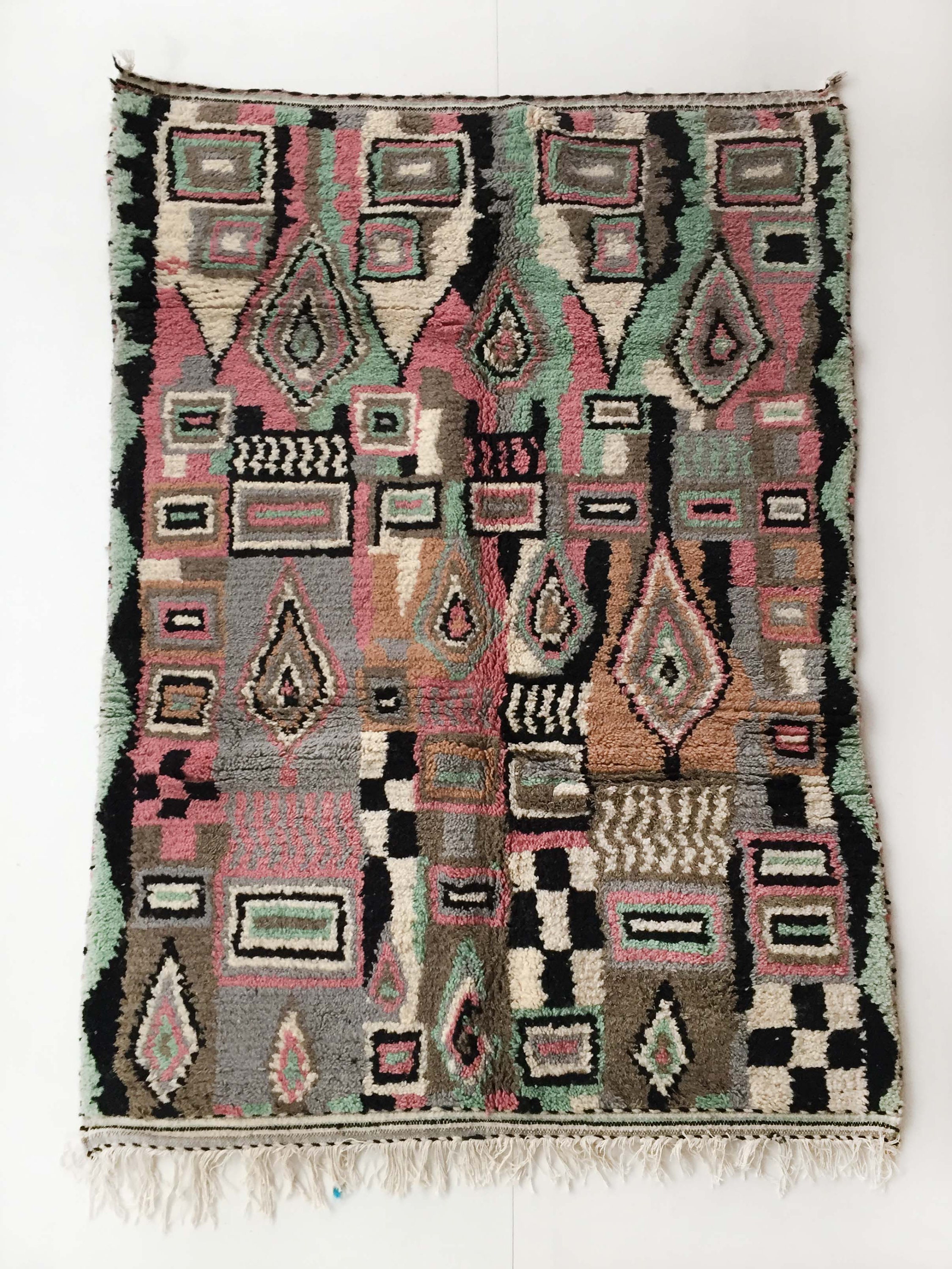 Tapis Berbère Marocain Boujaad Neuf 2, 37x1, 47M