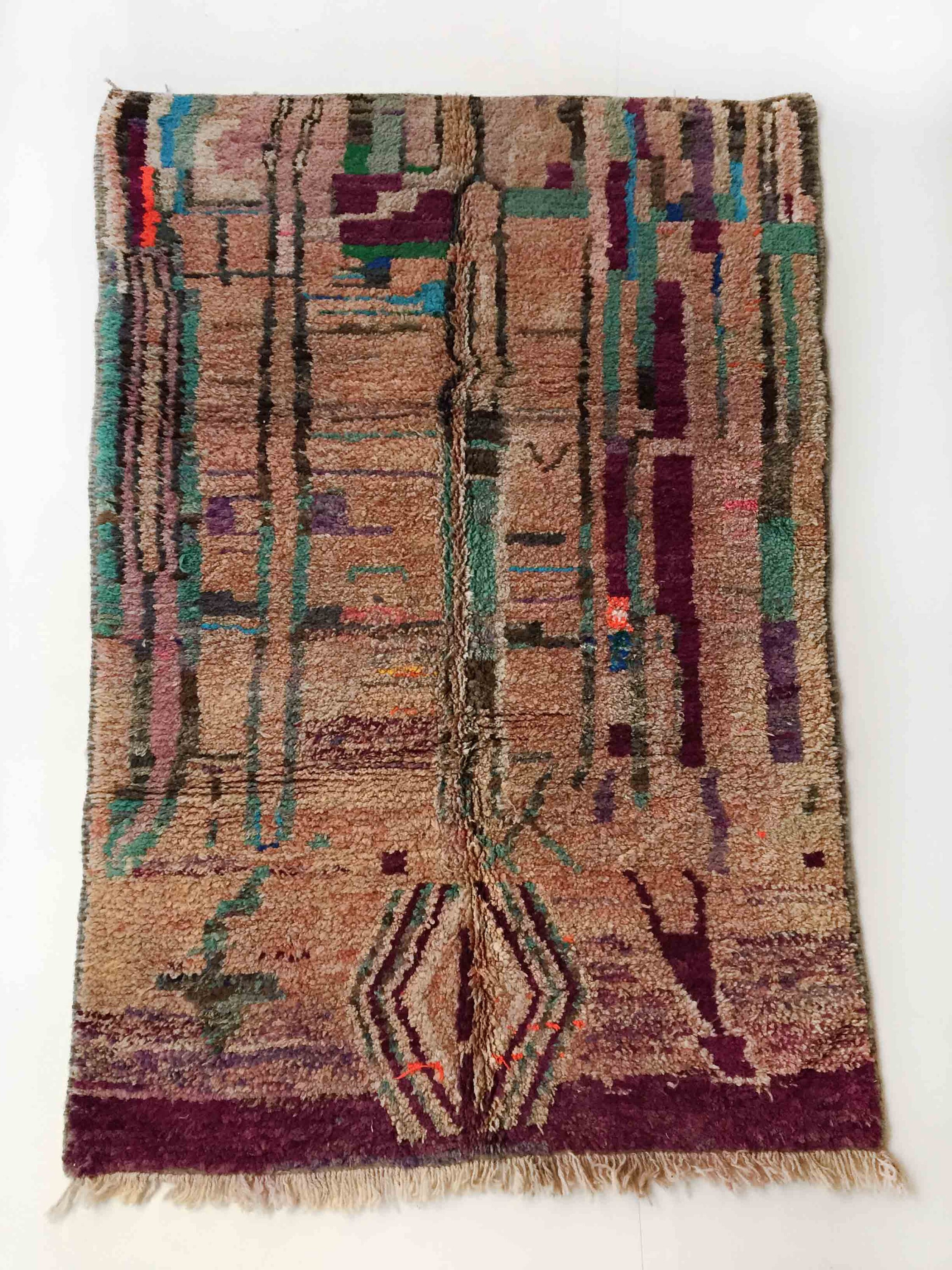 Tapis Berbère Marocain Boujaad Neuf 2, 74x1, 67M