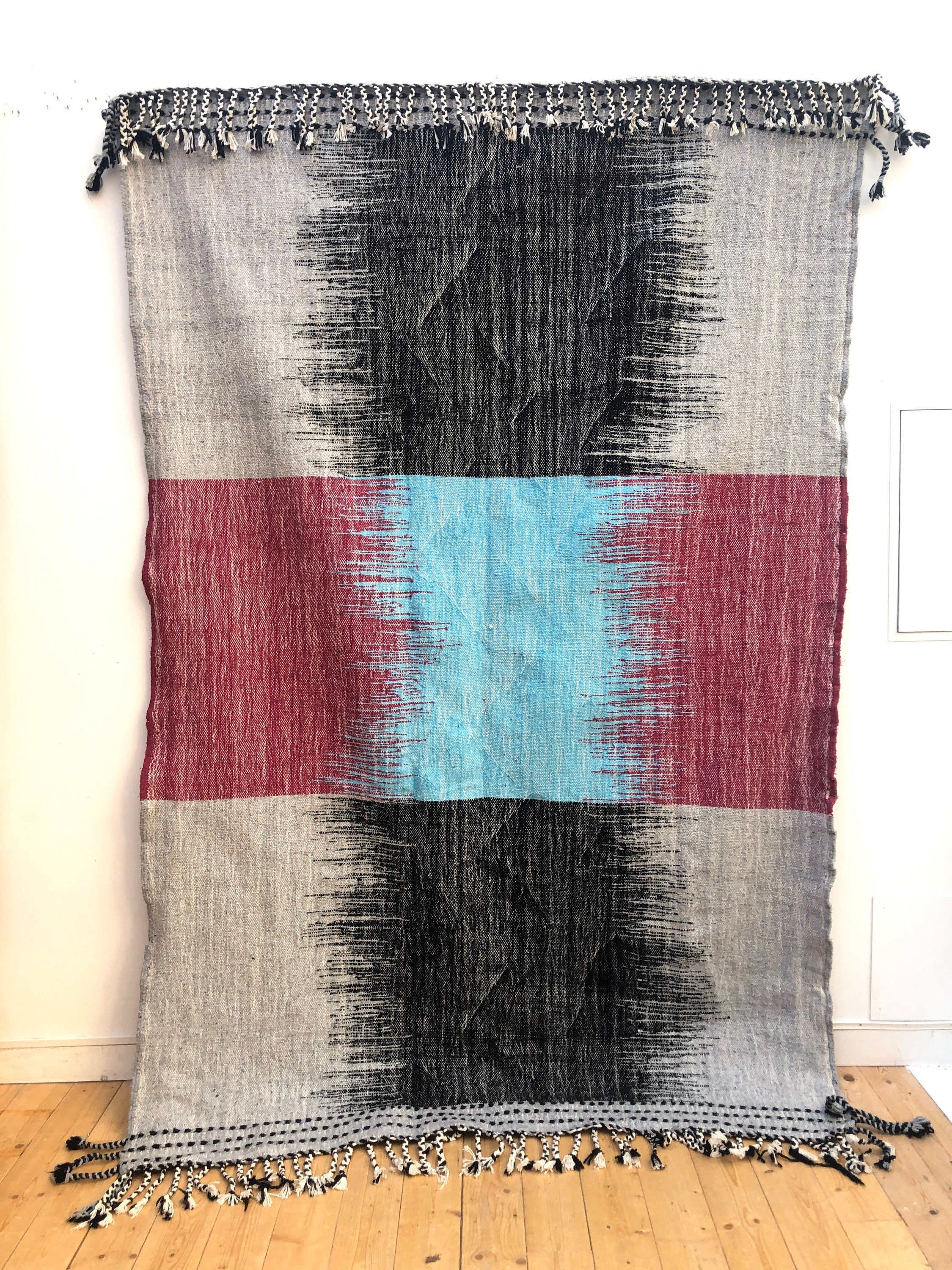 Kilim Berbère Marocain Coloré 2, 80x1, 87M