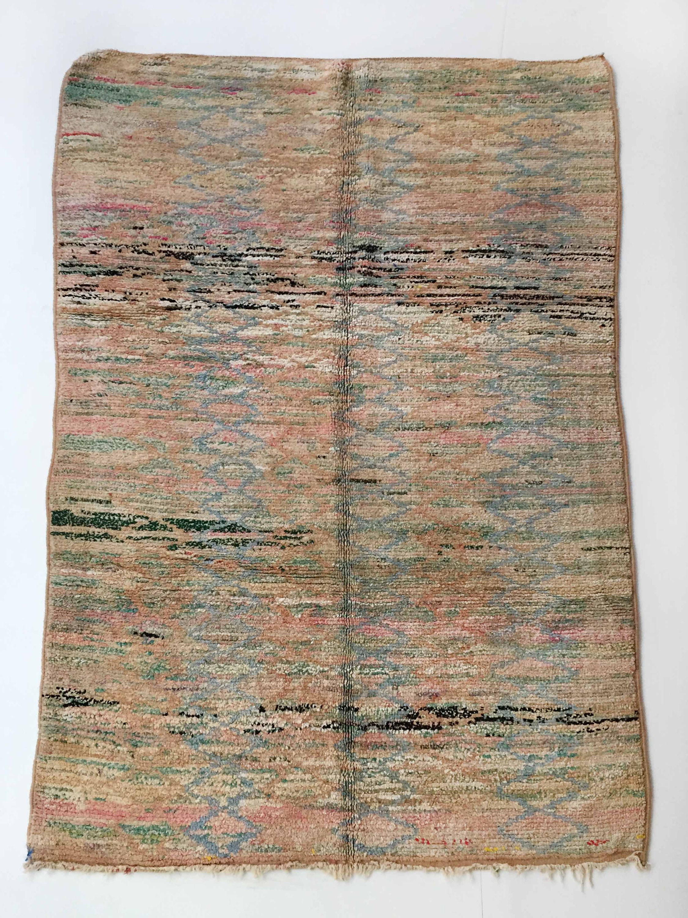 Tapis Berbère Boujaad Coloré 2, 52x1, 59M
