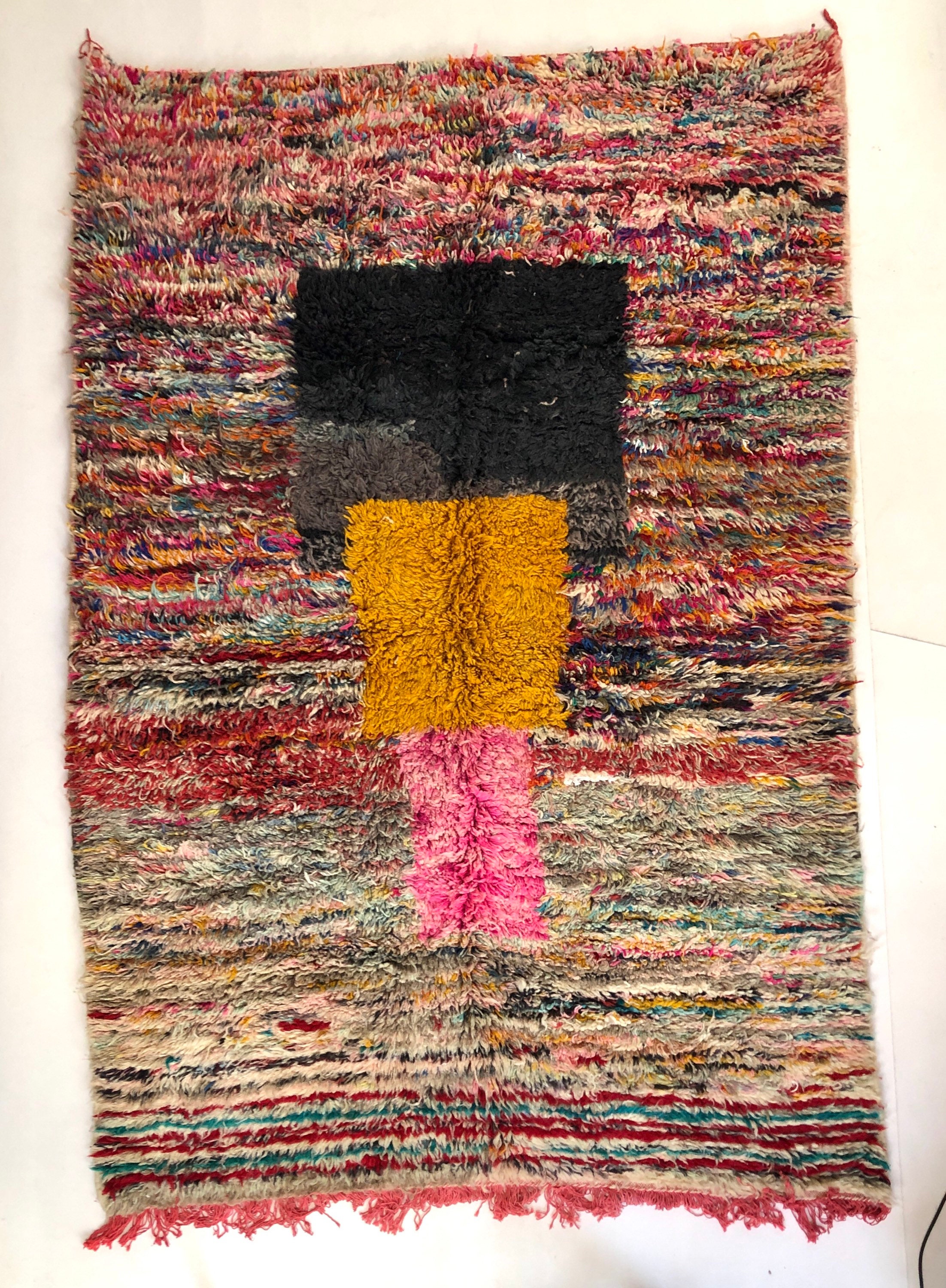 Tapis Berbère Marocain Boujaad Neuf 2, 4x1, 69M