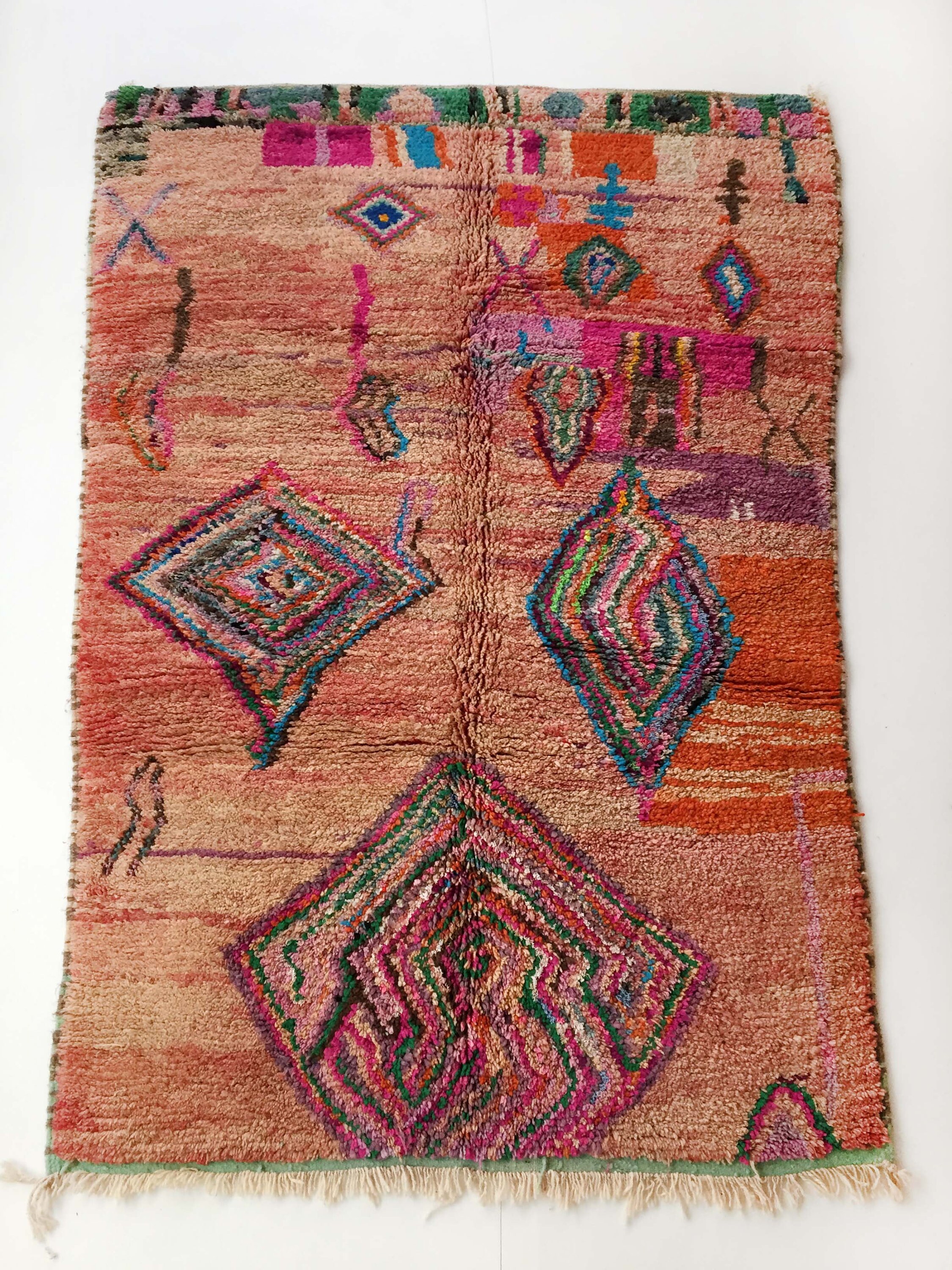 Tapis Berbère Marocain Boujaad Neuf 2, 54x1, 55M