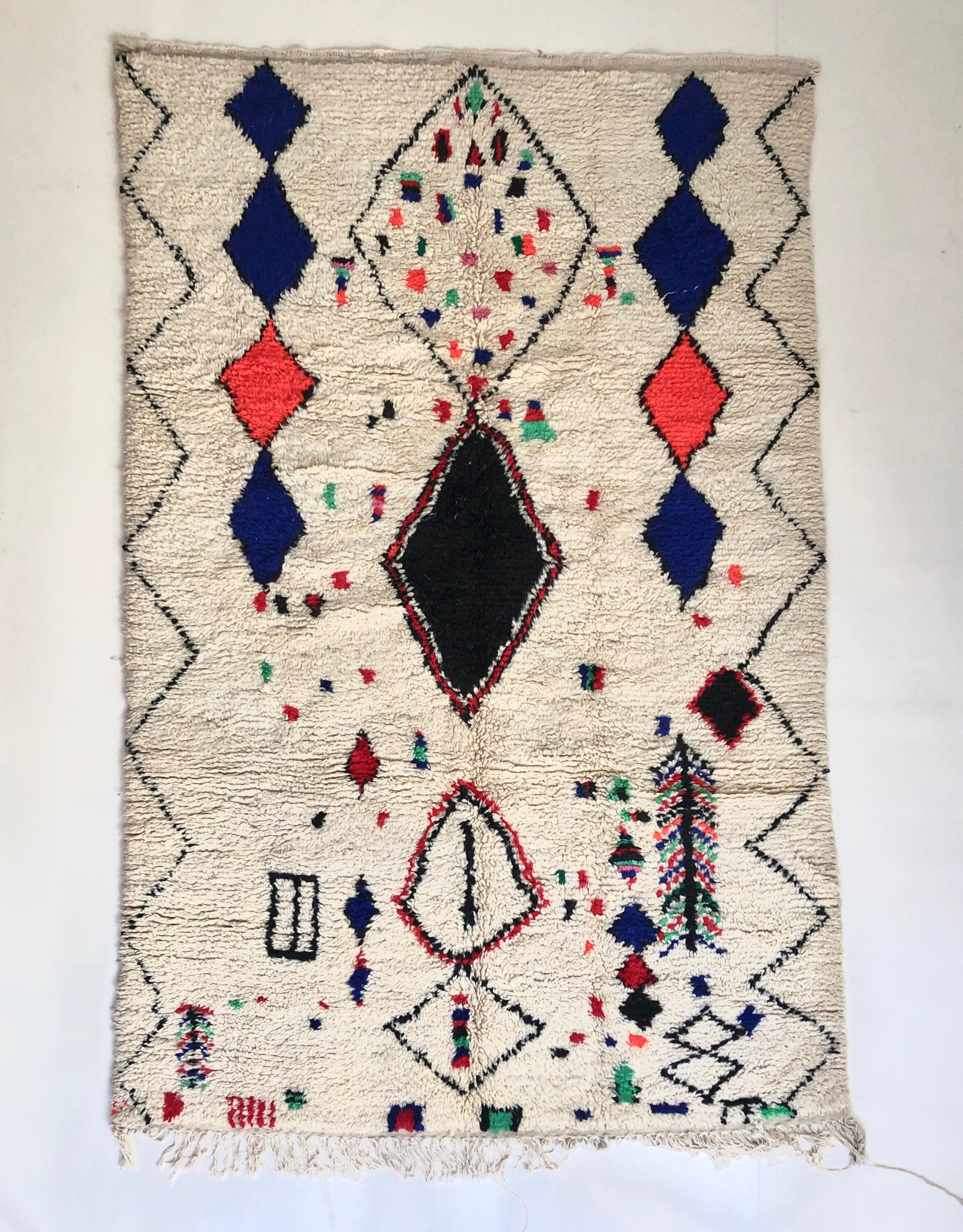 Tapis Berbère Marocain Azilal Neuf 2, 38x1, 51M