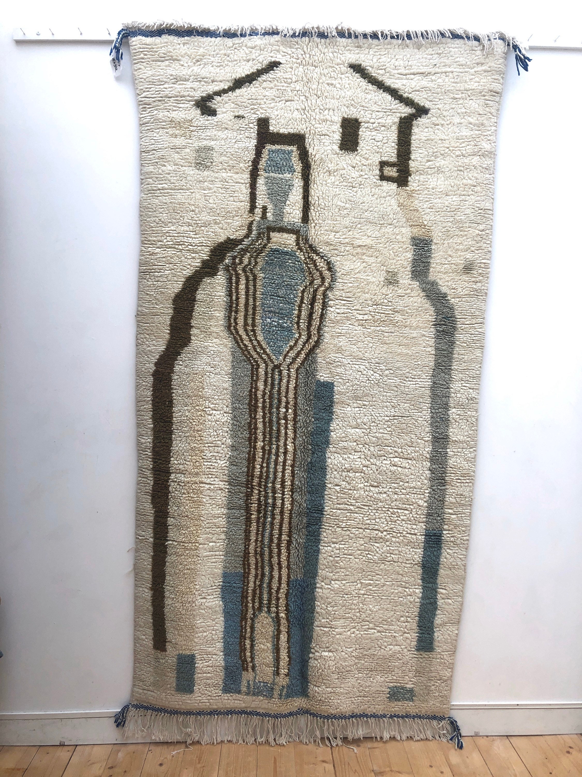 Tapis Berbère Marocain Azilal Neuf 2, 52x1, 29M