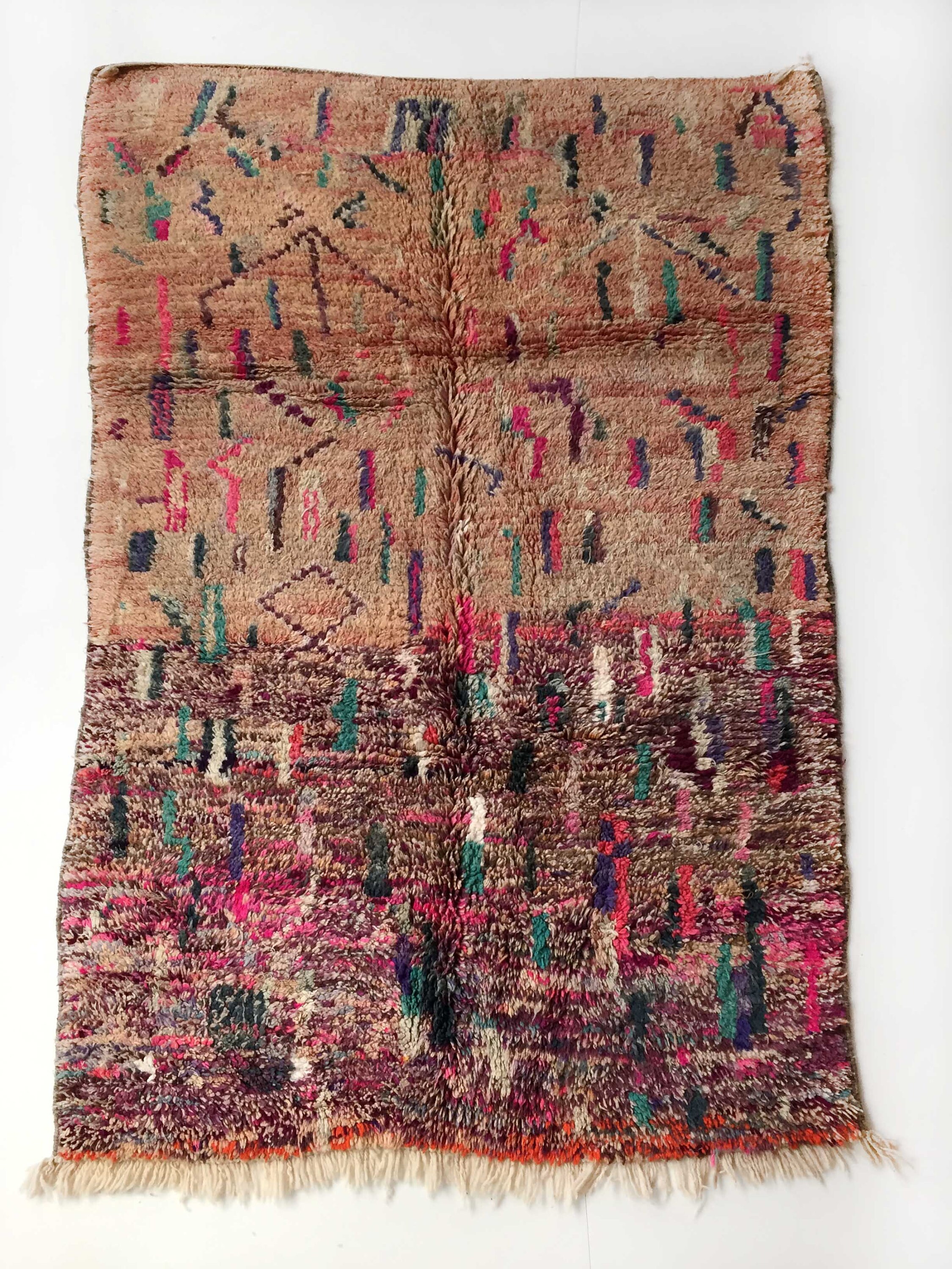 Tapis Berbère Marocain Boujaad Coloré 2, 52x1, 50M