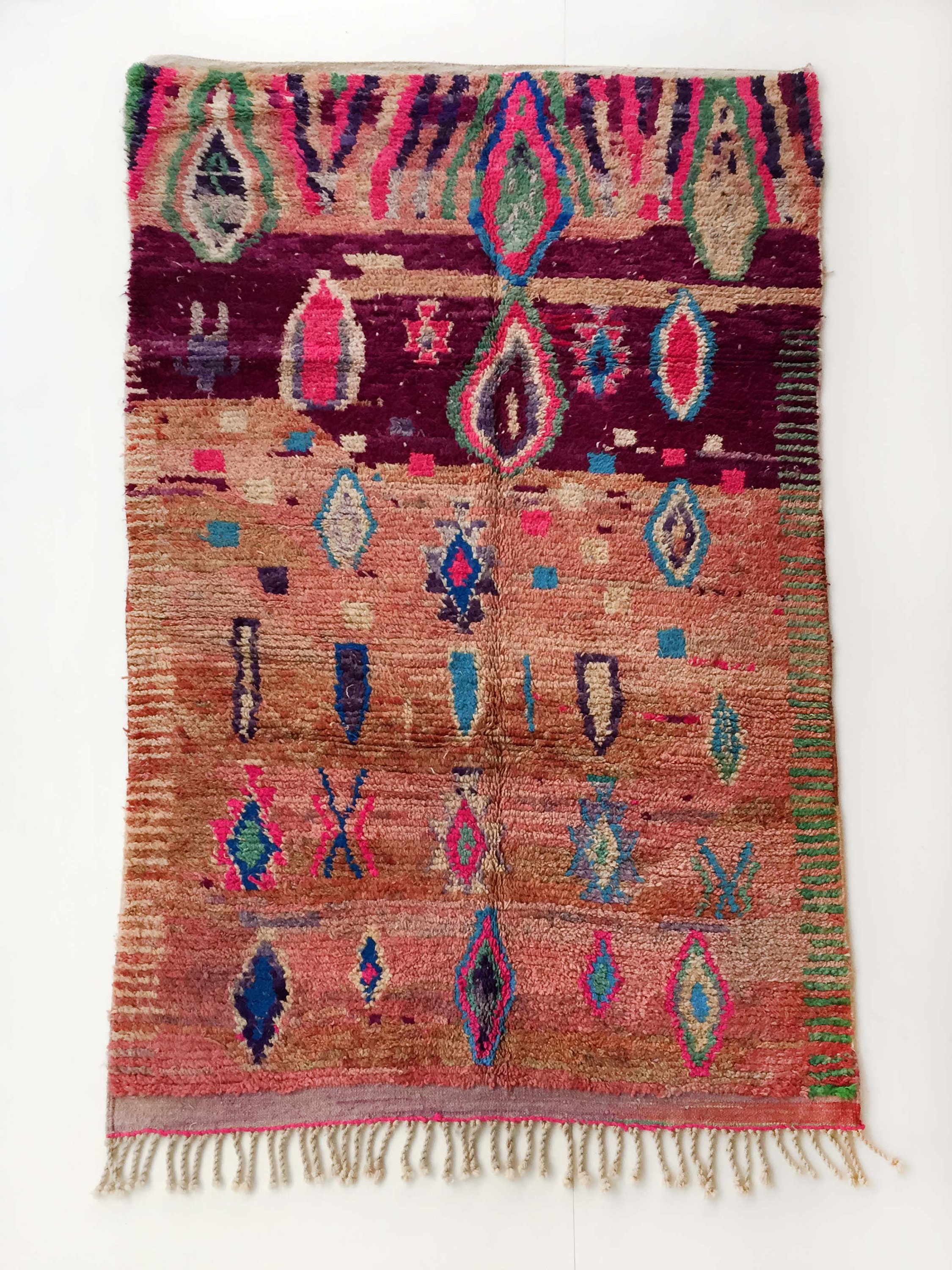 Tapis Berbère Marocain Boujaad Neuf 2, 48x1, 50M