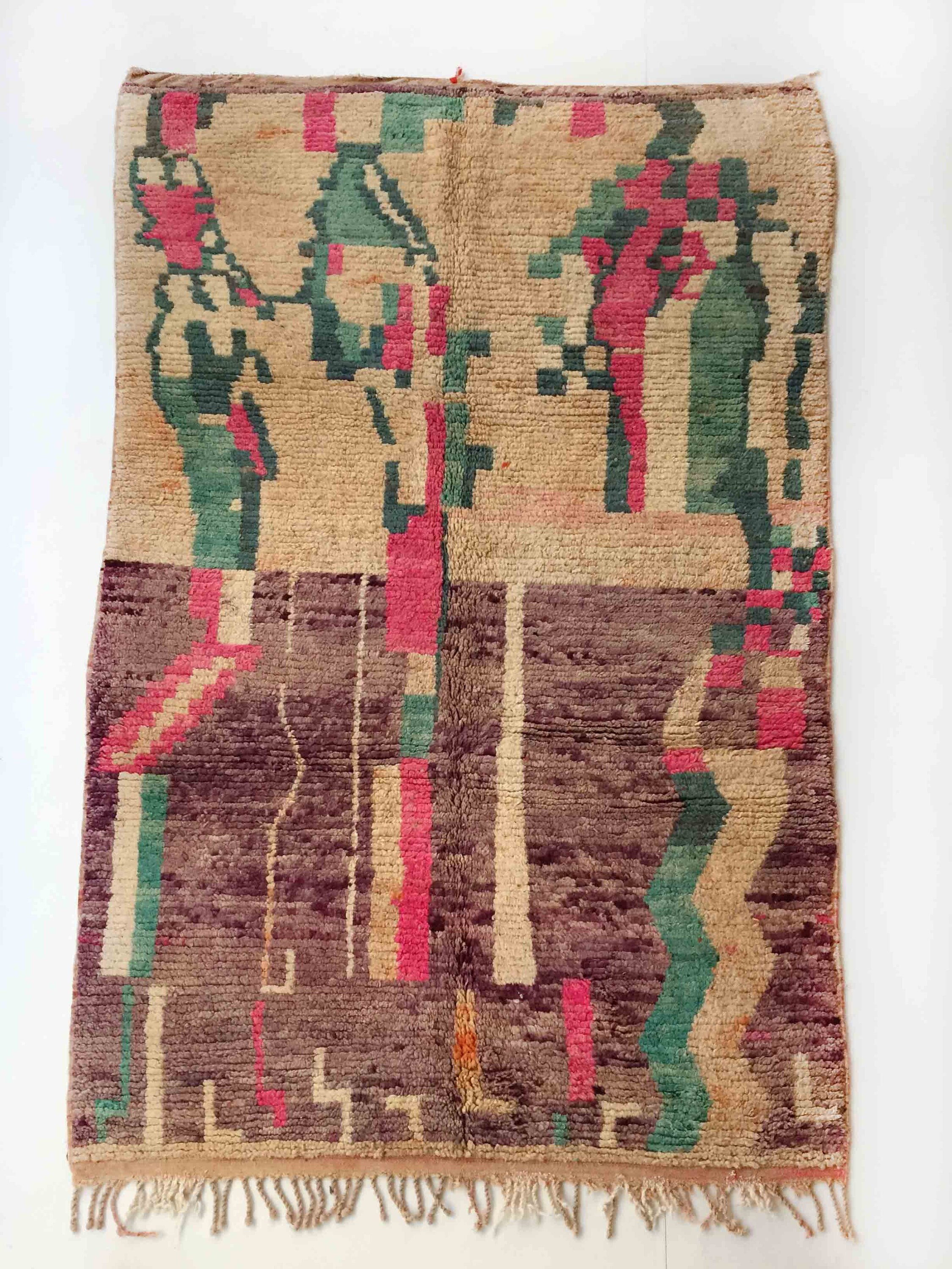 Tapis Berbère Marocain Boujaad 2, 61x1, 57M
