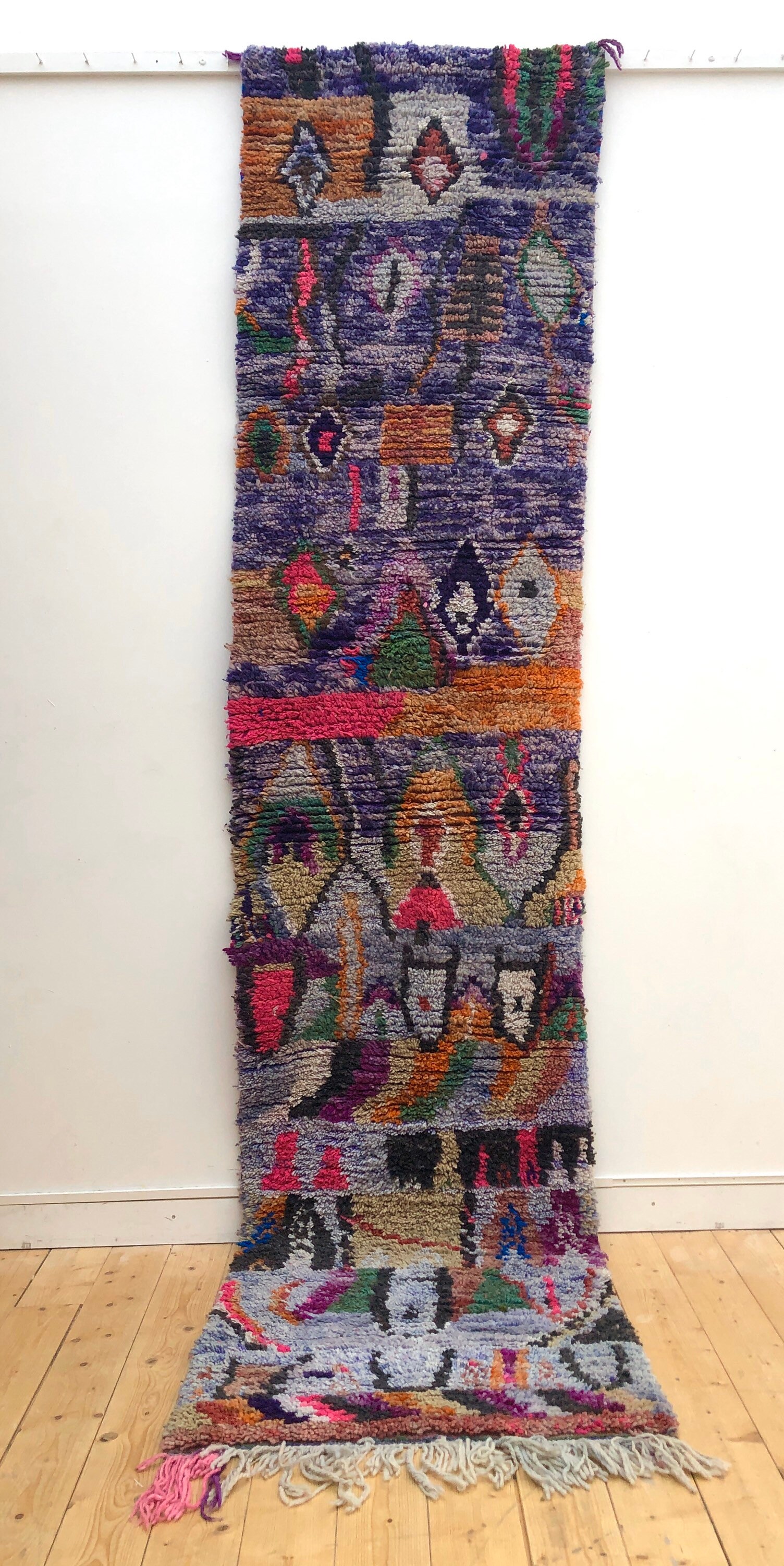 Tapis Berbère Marocain Boujaad Couloir Neuf 3, 32x0, 79M