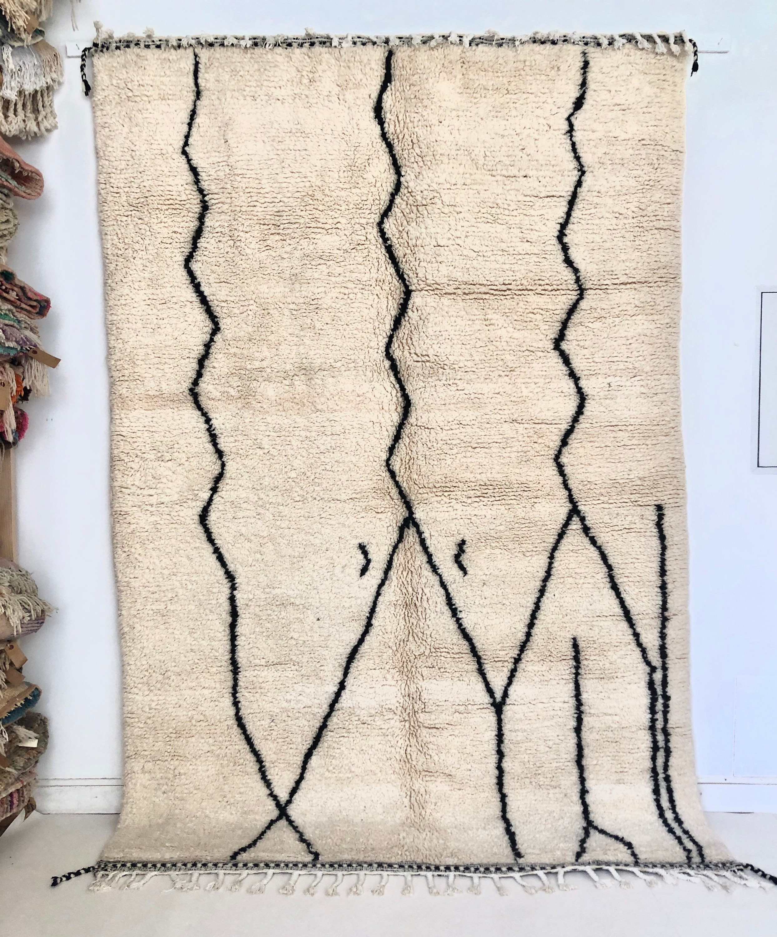 Tapis Berbère Marocain Beni Ouarain 2, 93x1, 94M Neuf