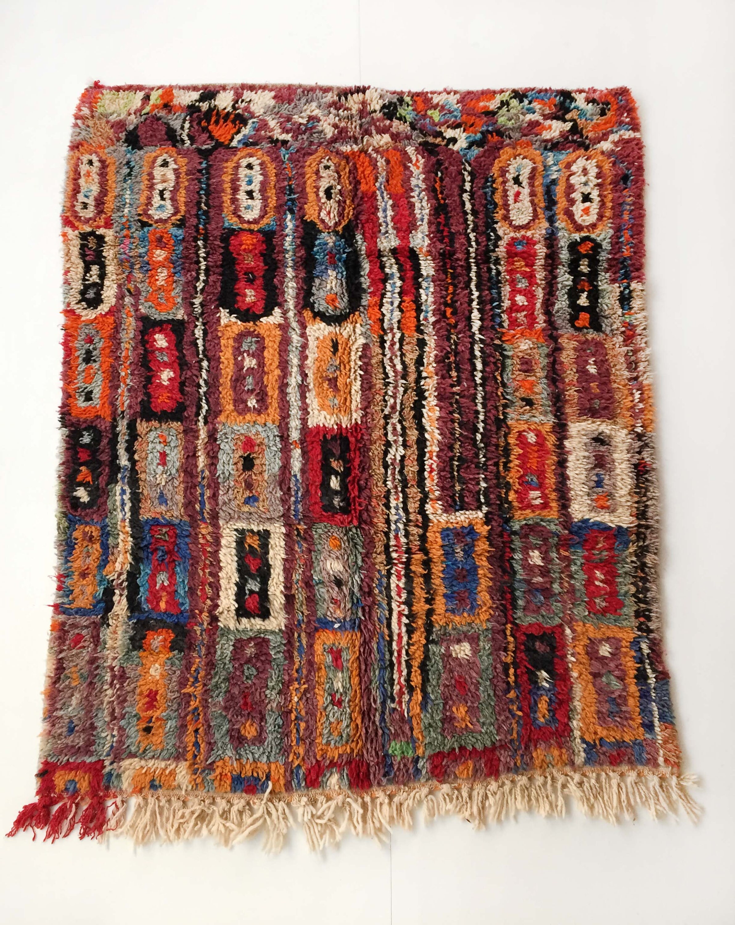 Tapis Berbère Marocain Boujaad Neuf 2, 07x1, 62M