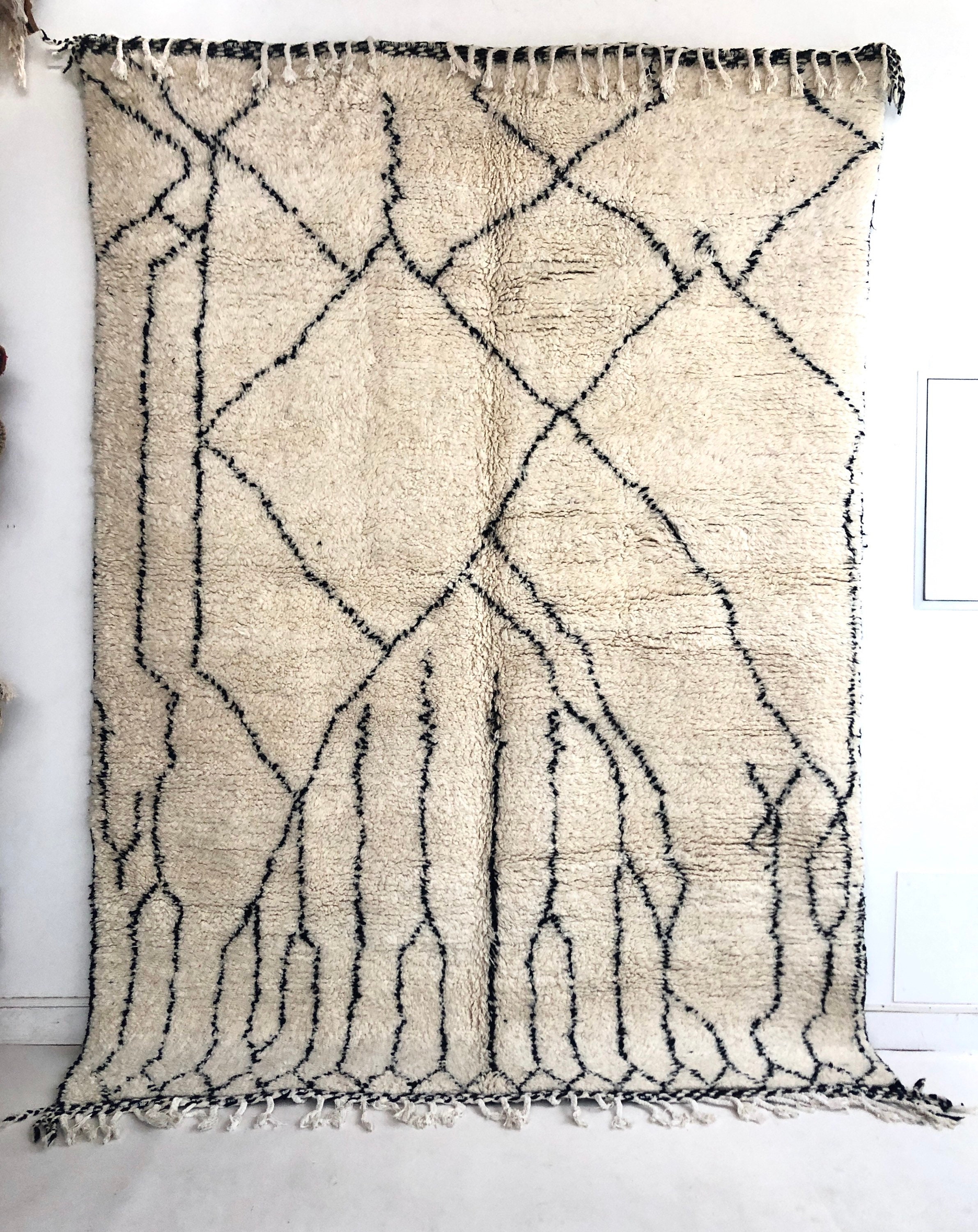 Tapis Berbère Marocain Beni Ouarain Neuf 2, 84x2, 07M