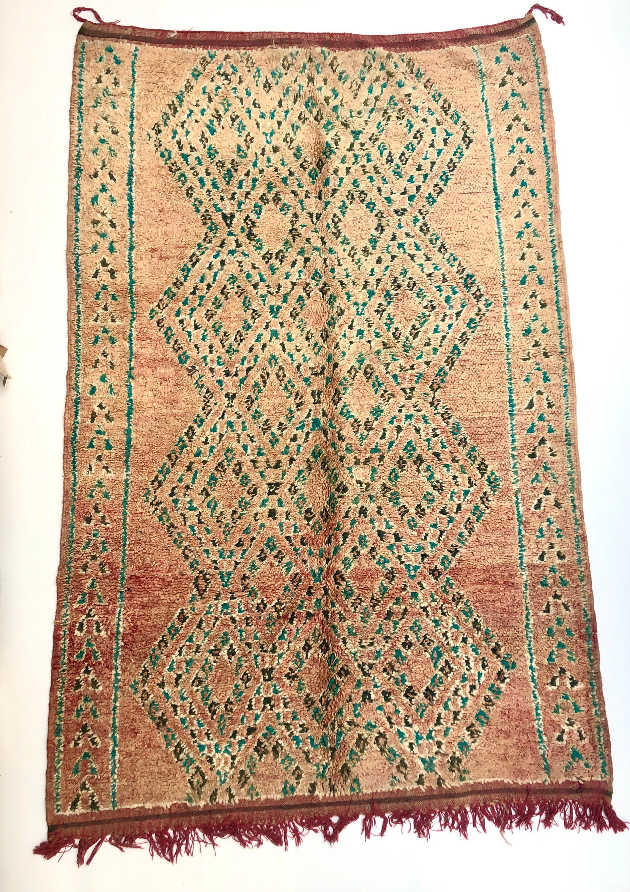 Tapis Berbère Marocain Vintage Tazenakht 2, 66x1, 75M