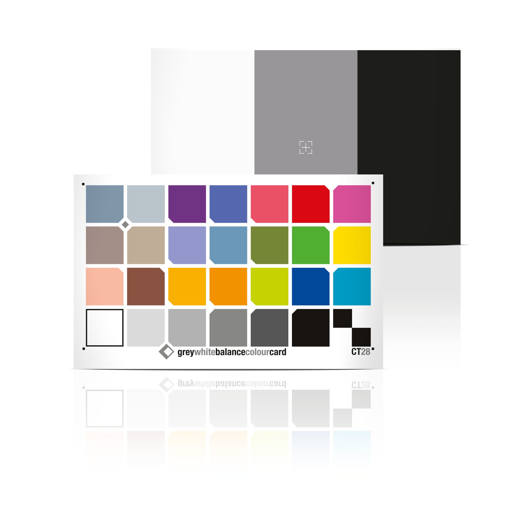 Grey White Balance Colour Card for Photographers and Designers Colour