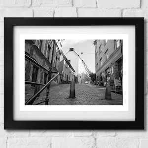 Stockholm Poster, Travel Wall Art, Sweden Poster