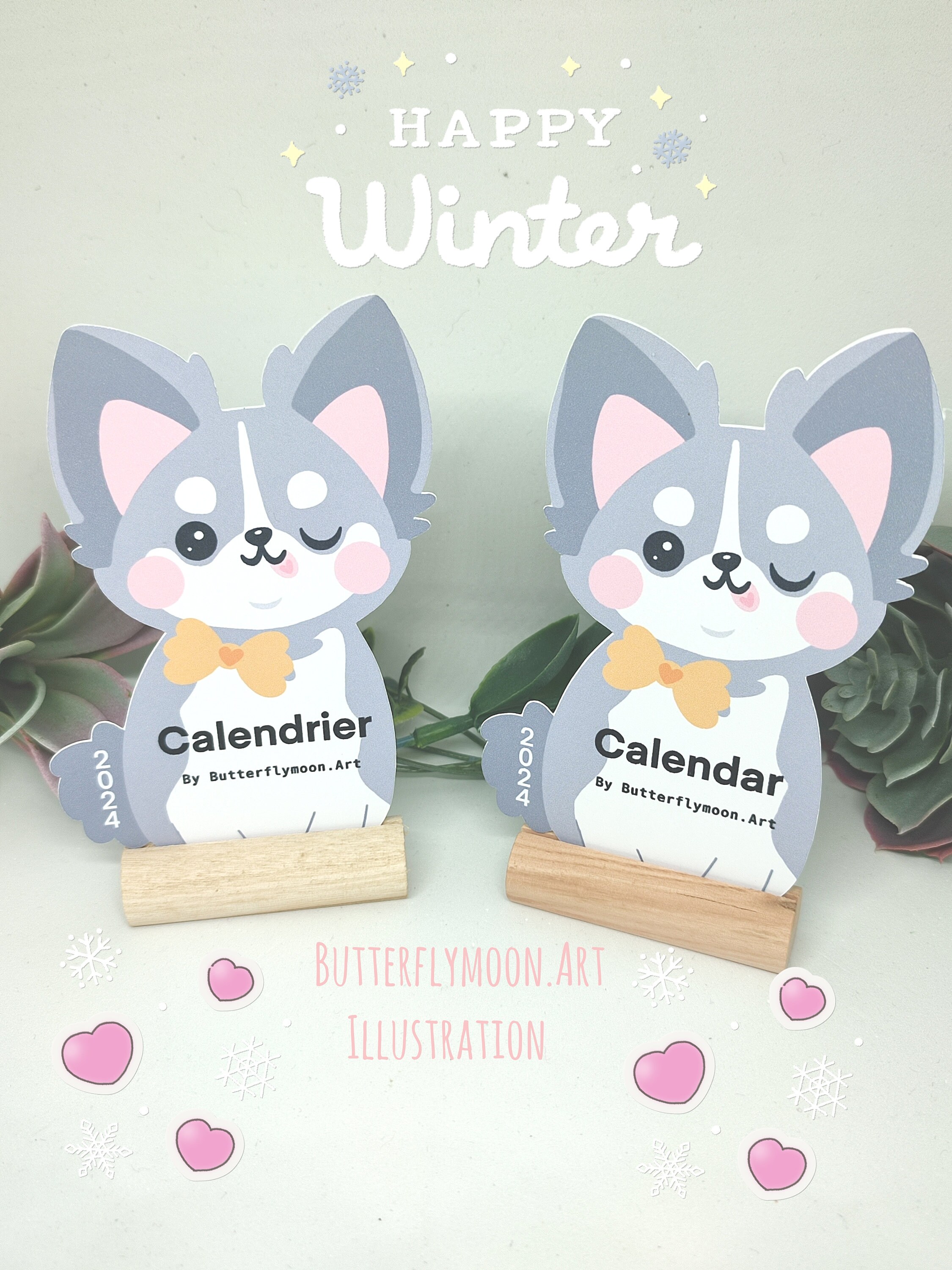 Chihuahua Dog Mini Calendar 2024 Desk Calendar 2024 Dogs Etsy