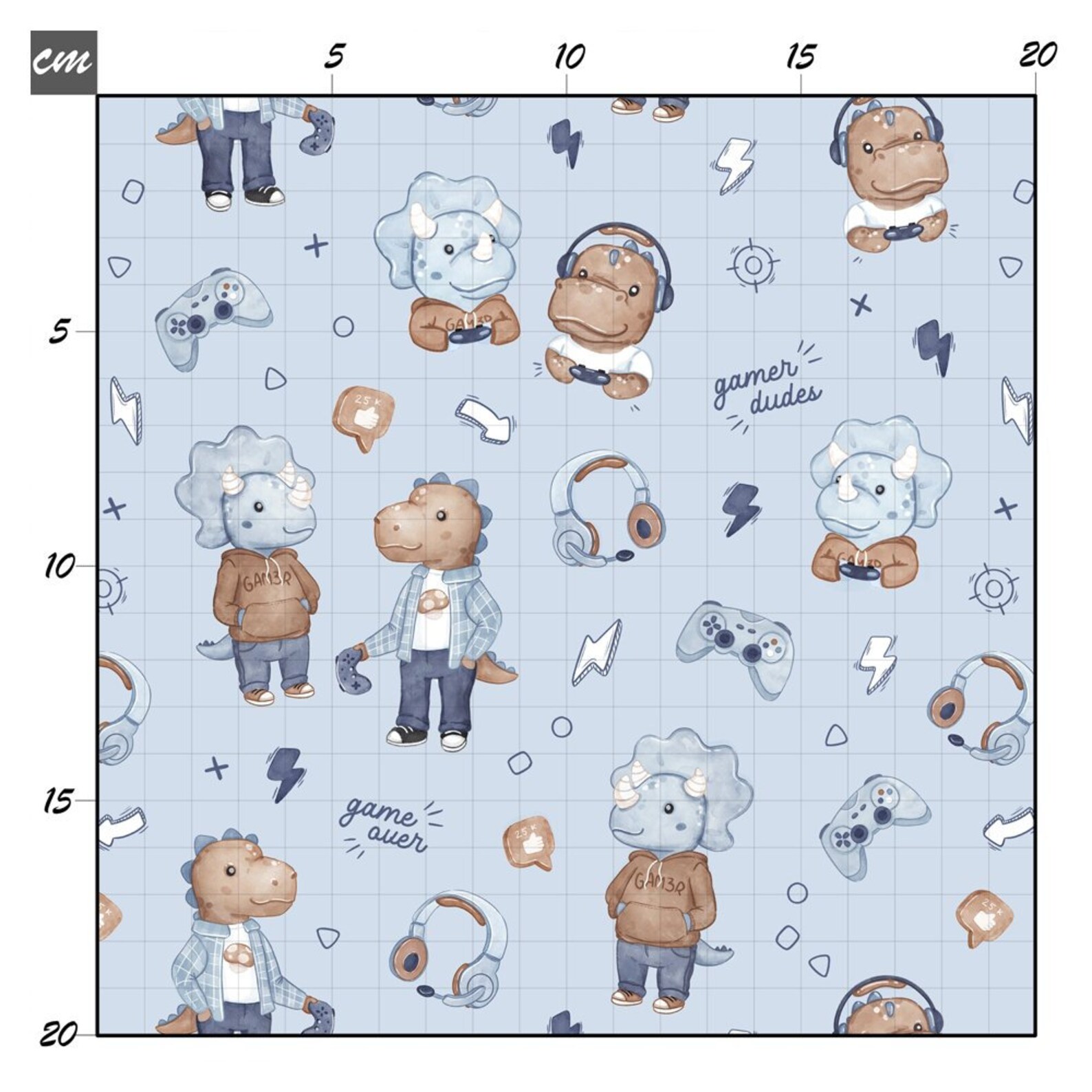 Organic Jersey Cotton Fabric by the Meter, Own Production, Children's