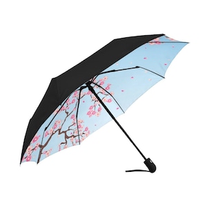 Umbrella UV | Sun Umbrella | UV Umbrella Rain Gear | Sakura Blue Sky Umbrella | Anti-UV Umbrella | Japanese Style Umbrella