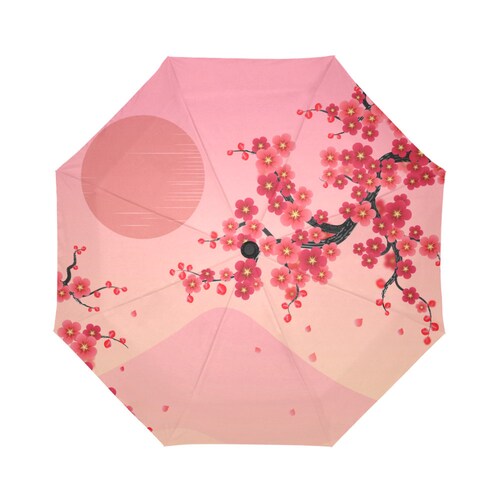 Umbrella Sakura Rain Umbrella Japanese Umbrella Floral Etsy