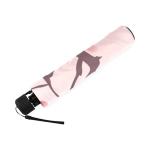 Sakura Umbrella UV Japanese Style Sun Umbrella Rain Umbrella UV Umbrella Pink Umbrella Sakura Japan Lovers Gift Gift for Her image 5