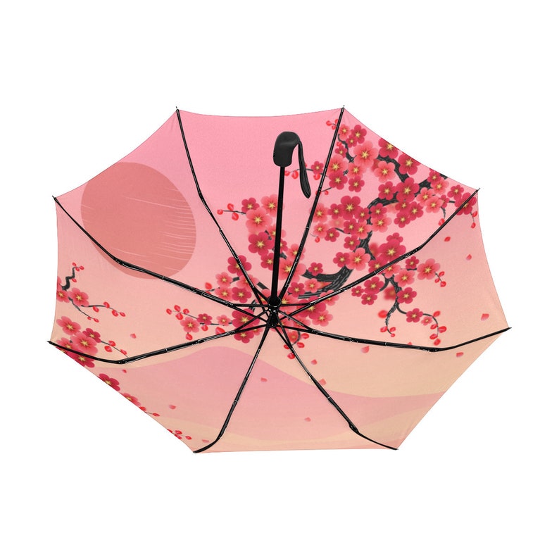 Umbrella Sakura Rain Umbrella Japanese Umbrella Floral Pink Umbrella Sun Umbrella Gift for Mom