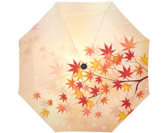 Rain Umbrella | Fall Autumn Umbrella | Japan UV Umbrella | Sun Umbrella | Rain Gear and Accessories | Momiji | Umbrella UV | Gifts for her