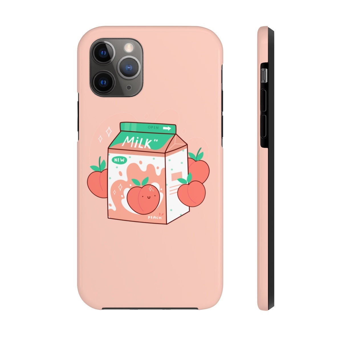 Momo Peach Milk Japanese Cute Anime Style Iphone 11 Etsy