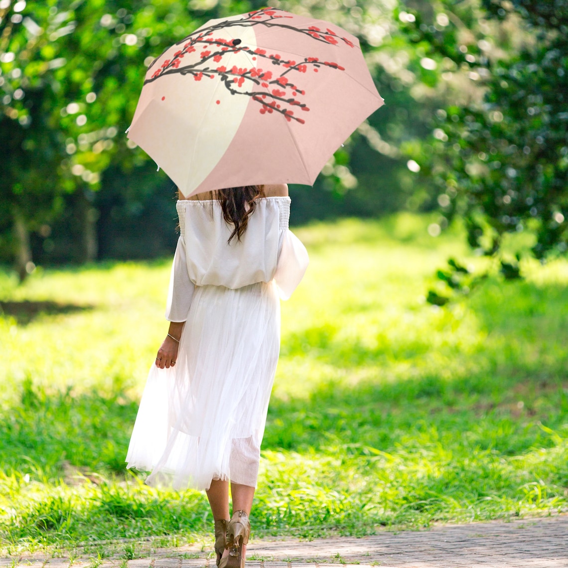 Japanese Style UV Umbrella Rain Umbrella Sun Umbrella UV Etsy