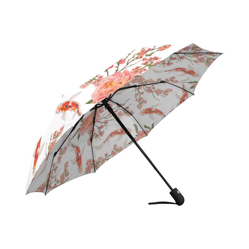 Umbrella Koi Fish Patterns Rain Umbrella Sun Umbrella Etsy