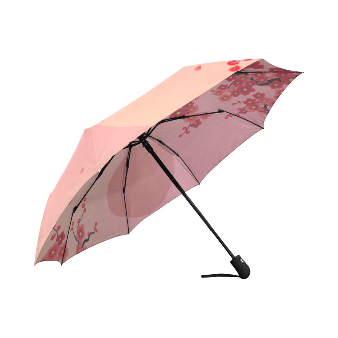 Umbrella Sakura Rain Umbrella Japanese Umbrella Floral Pink Umbrella Sun Umbrella Gift for Mom