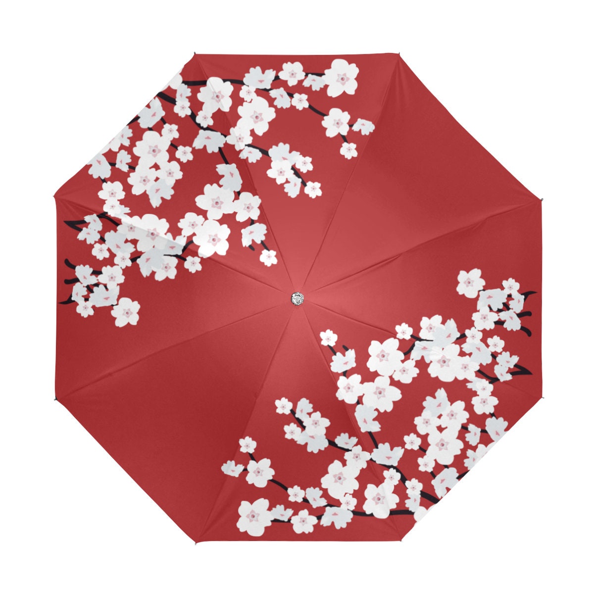 Umbrella Japanese Umbrella Sakura Floral Sun Umbrella Etsy