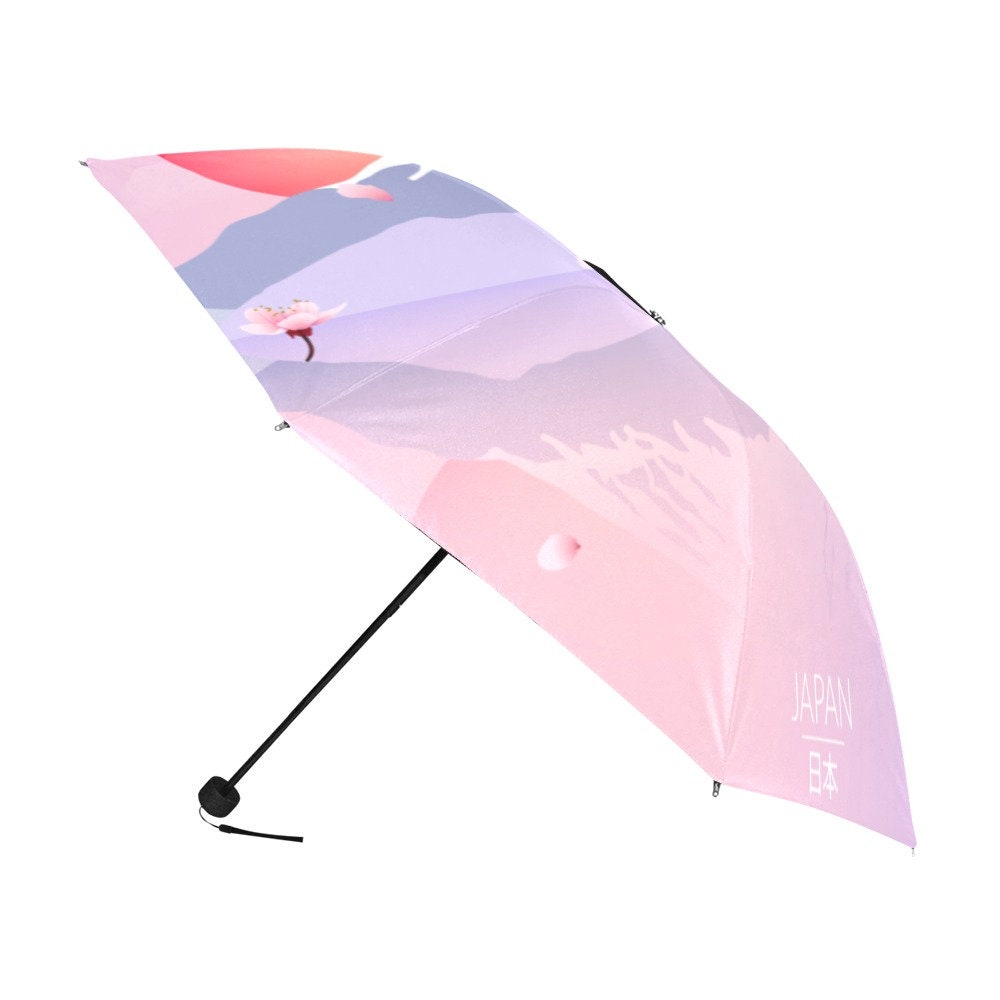UV Umbrella Japan Style Sakura Mount Fuji Umbrella UV | Etsy