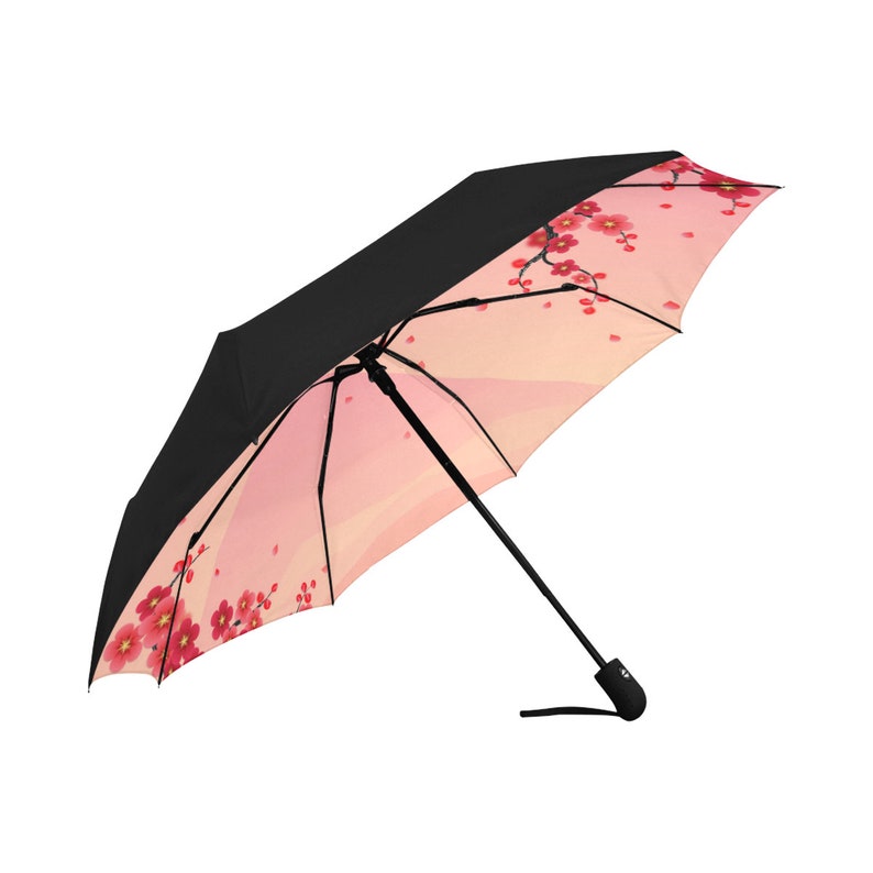 Umbrella Sakura Rain Umbrella Japanese Umbrella Floral Pink Umbrella Sun Umbrella Gift for Mom