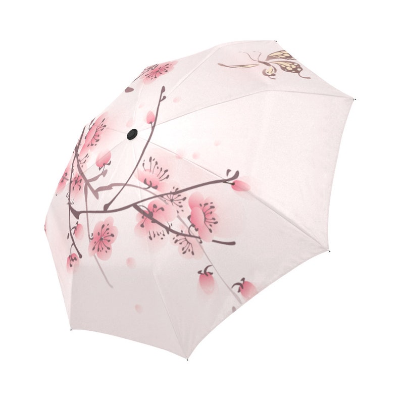 Sakura Umbrella UV Japanese Style Sun Umbrella Rain Etsy