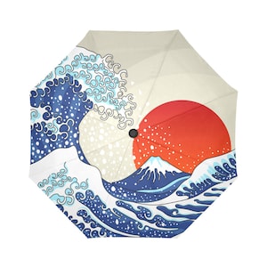 Umbrella UV | Rain Umbrella | Sun Umbrella | Rain Accessories | Japan Art Umbrella UV | Rain Gear | Japanese Umbrella | Gift for Japan Lover