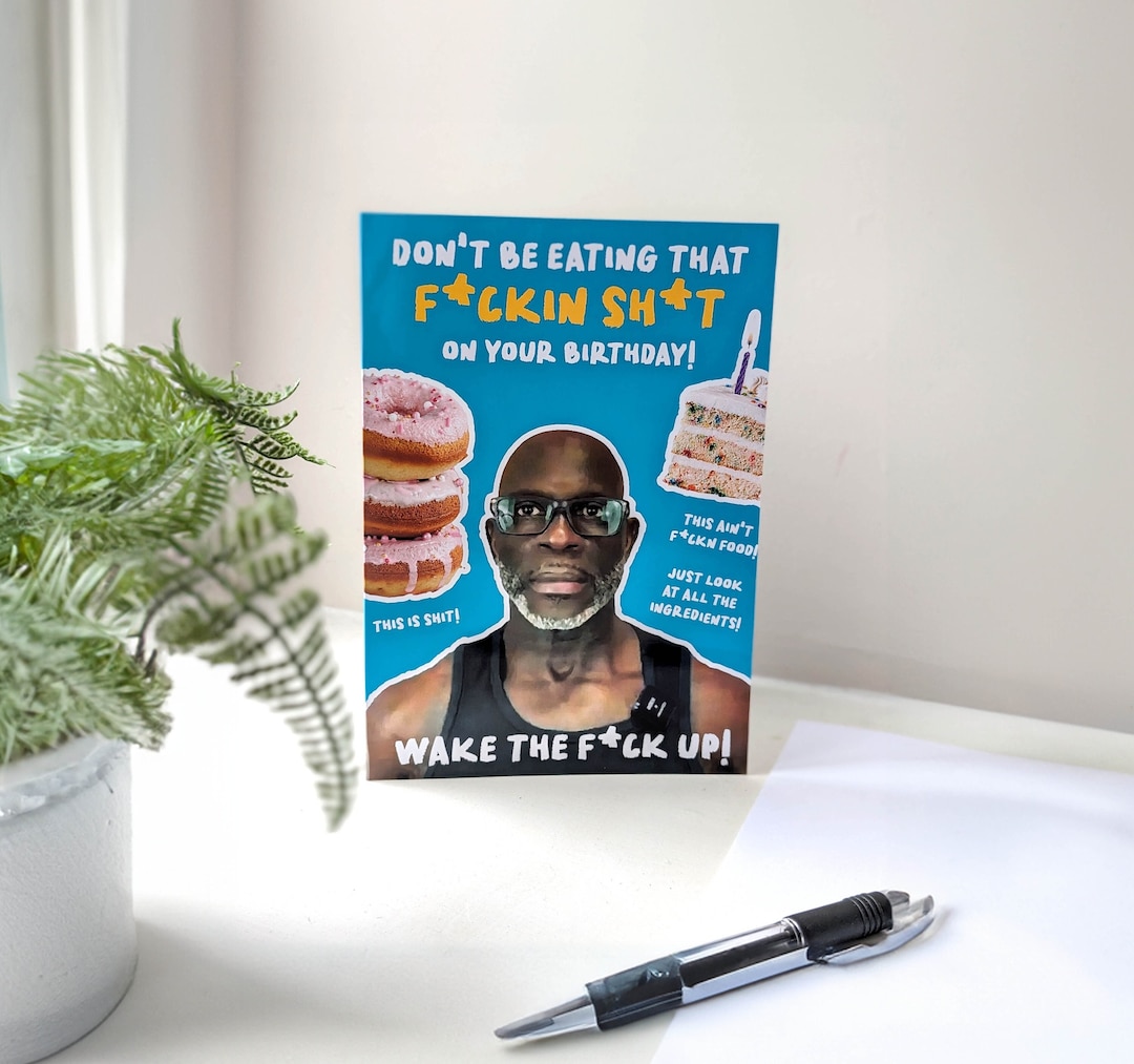 Eddie Abbew Slogans Birthday Card Funny Tiktok Greetings Card Funny