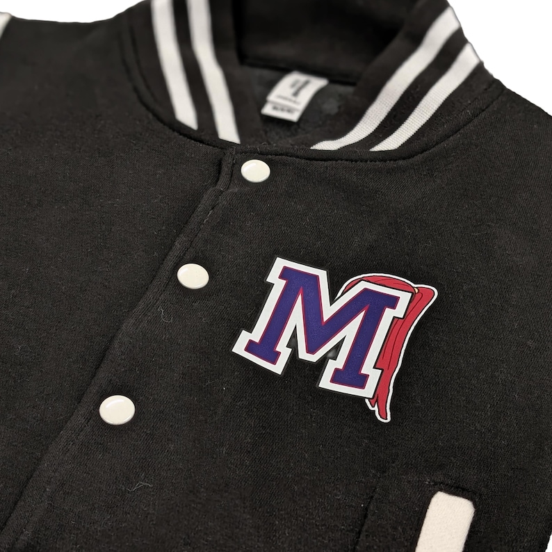 Veste Universitaire Personnalisée Enfant Avec Initiale - Sweat College Style - 3 à 13 Ans