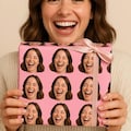 Personalised Face Wrapping Paper | Custom Photo Heads Hilarious Gift Wrap