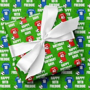 Carta da regalo personalizzata con nome e squadra di calcio - Carta da regalo personalizzata con nome per maglie da calcio - Idee regalo per il calcio
