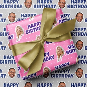 Carta da regalo con testo "Faccina + Buon Compleanno" / Carta da regalo personalizzata con pois divertenti e originali / Regali di compleanno unici e speciali