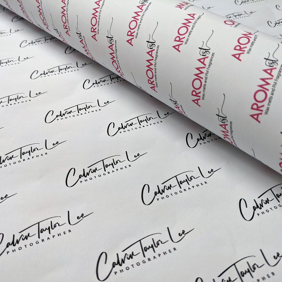 Personalised Business Logo Gift Wrap Custom Printed Etsy UK