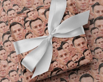 Custom Face Wrapping Paper – Personalised Photo Gift Wrap