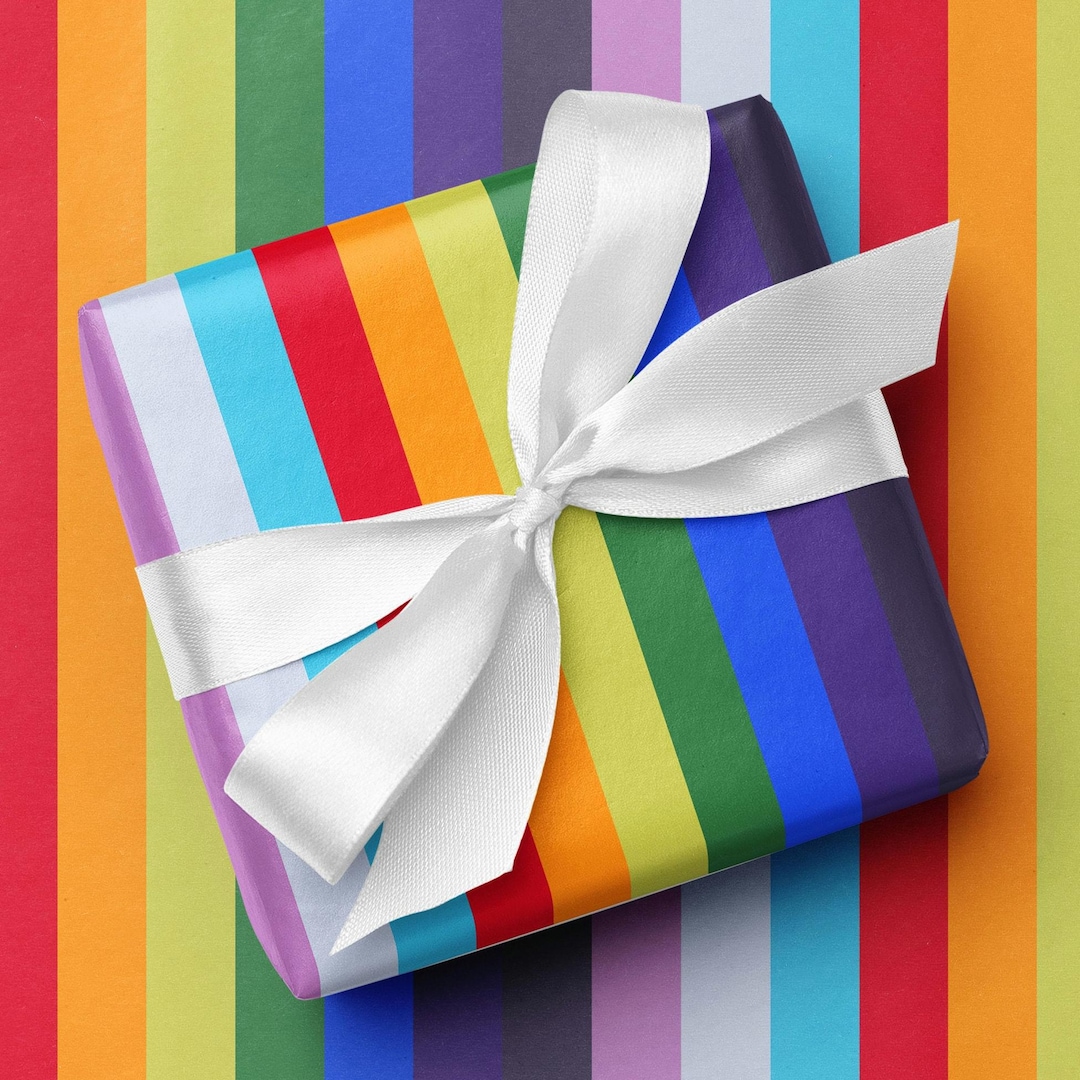 GRAPHICS & MORE Rainbow Pride Wrapping Paper Roll - 30x72 Inch Custom Gift Wrap