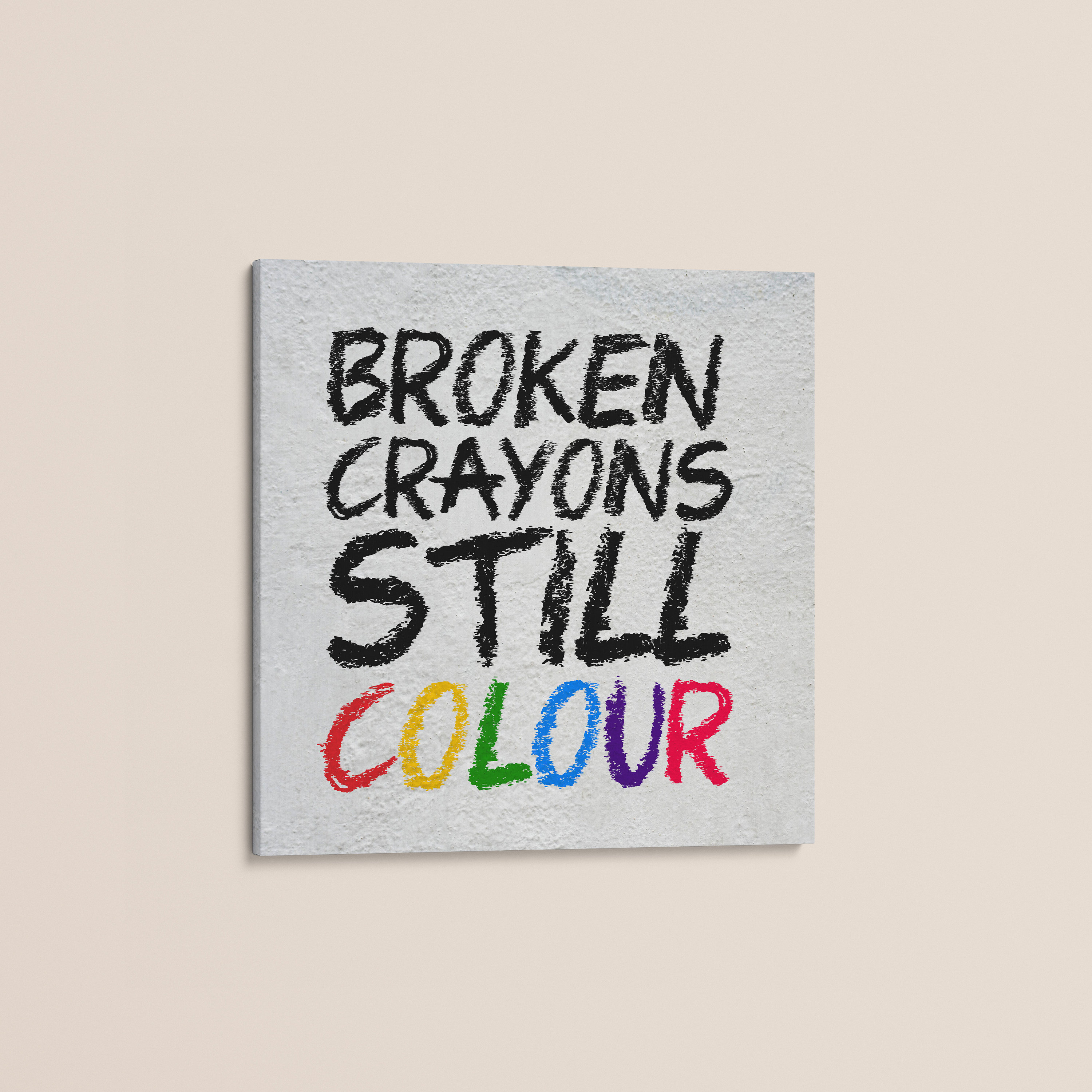 Broken Crayons Still Colour Quote Canvas / Printed Mini Gift Etsy