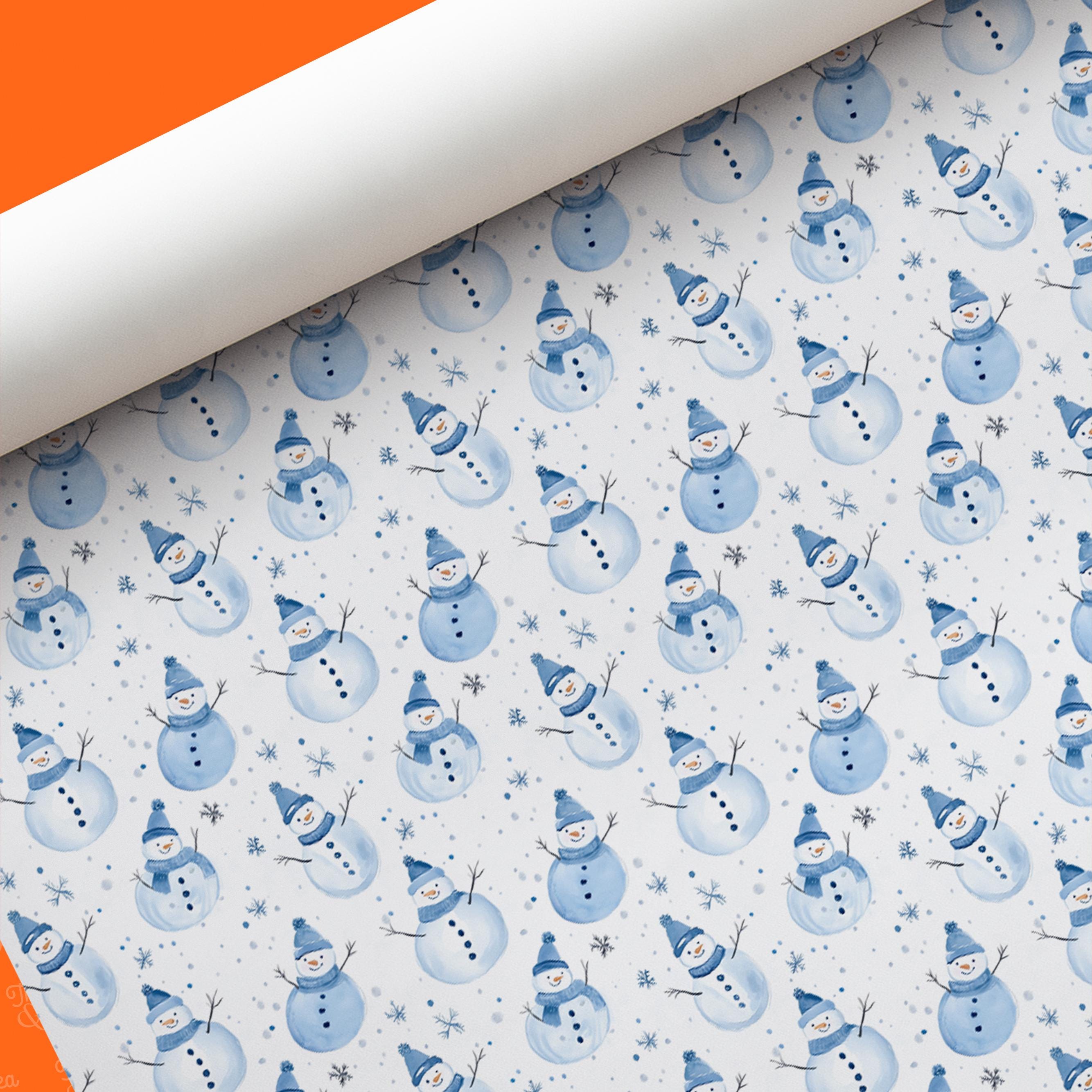 Frosty The Snowman Christmas Wrapping Paper - 2 Rolls Holiday Gift Wrap