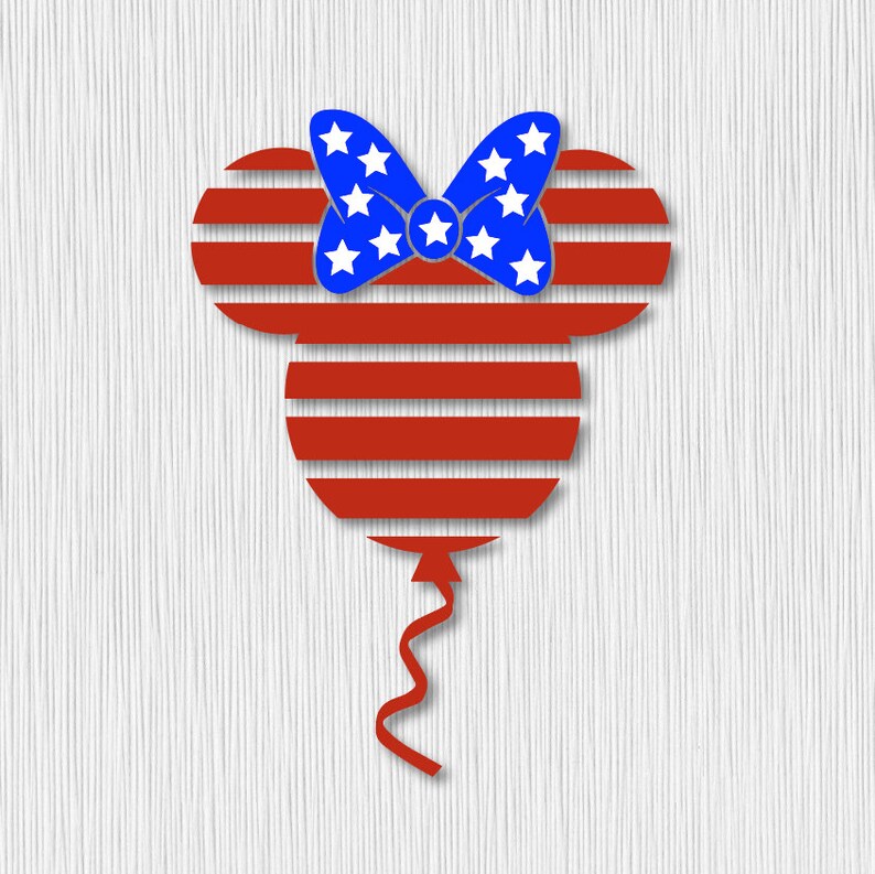 Download Clip Art Art Collectibles Silhouette Cut Files Fourth Of July Minnie Svg Minnie Mouse Flag Mickey Mouse Svg Mickey Mouse Flag Svg Cricut Cut Files
