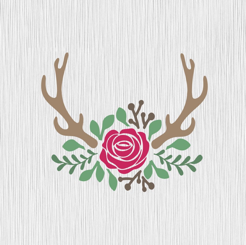 Free Free 153 Floral Antler Svg Free SVG PNG EPS DXF File