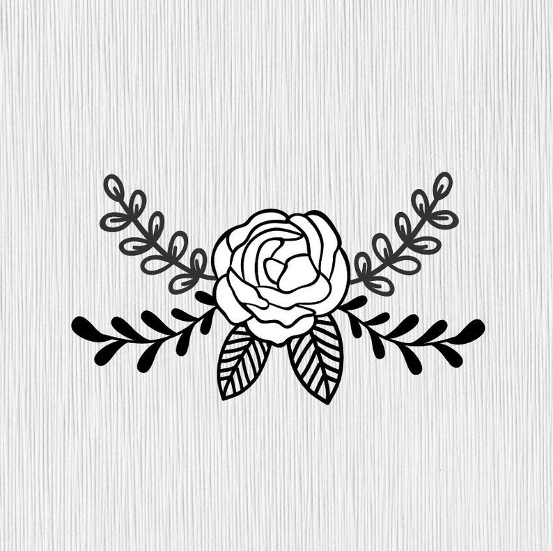 Download Clip Art Flowers Svg File Floral Svg File Flowers Clipart Roses Cut File Floral Cut File Flowers Cut File Commercial Roses Svg File Wedding Art Collectibles